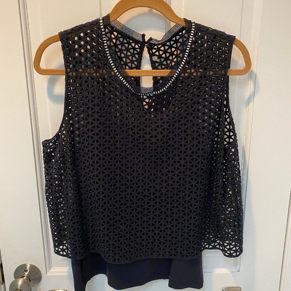 Elie Tahari Tops - Netted Tahari Blouse